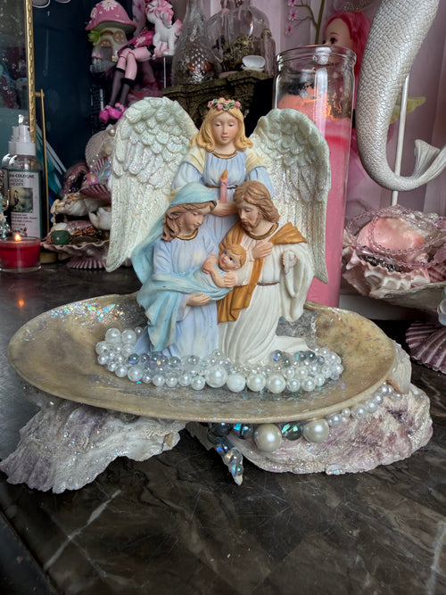 Held in Divine Love Handmade Angel Statue